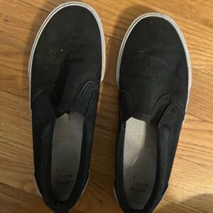 Women  Black Slip-On Shoes